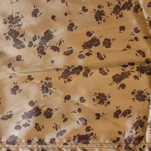 NWT Zara Satin Croped Top and Midi Skirt Set in Copper - Picture 8 of 13